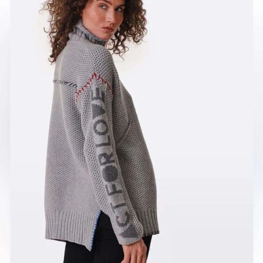 $998 Zadig & Voltaire Alma Pocket Cashmere Sweater Jumper Pullover NWT FLAWED - Picture 7 of 16